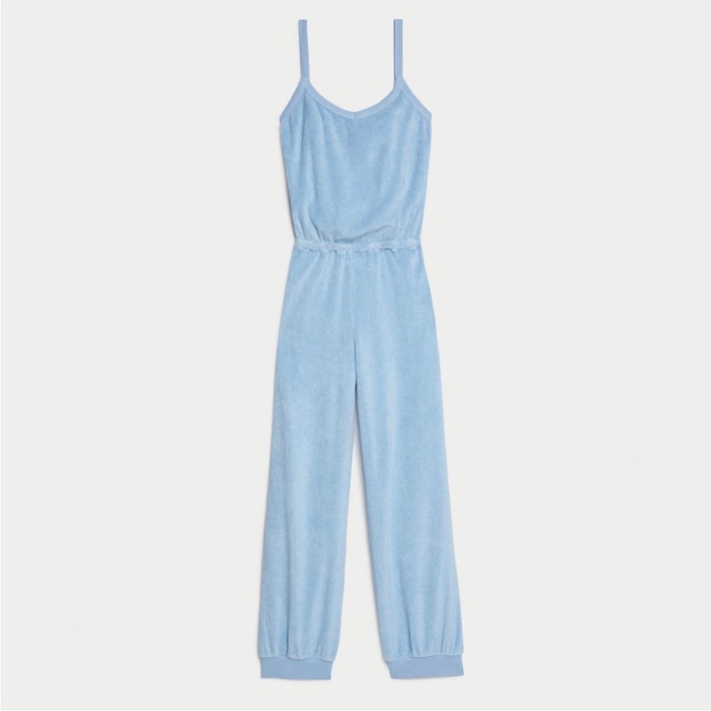 Suzie Kondi Terry Blue Tank Top Jumpsuit Size XS